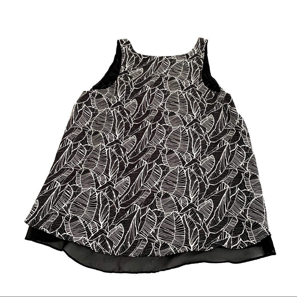 LOFT Leaf Print Layered Tank - Picture 10 of 15